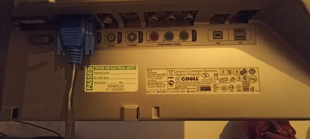 Monitor 24" Dell 2407WFPb– 1920×1200