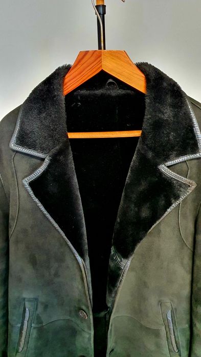 Мужская Классическая Замшевая Дубленка АVI РАЗМЕР L