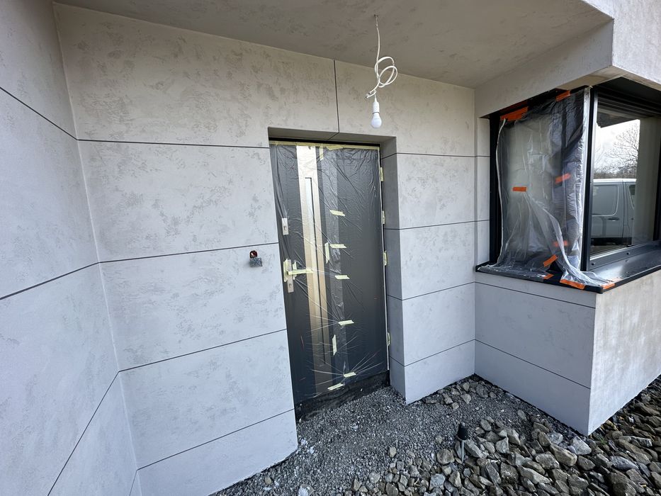 Beton architektoniczny tynki dekoracyjne elewacja stiuk mikrocement