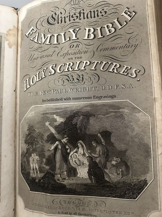 Biblia 1790rok Stary i Nowy Testament