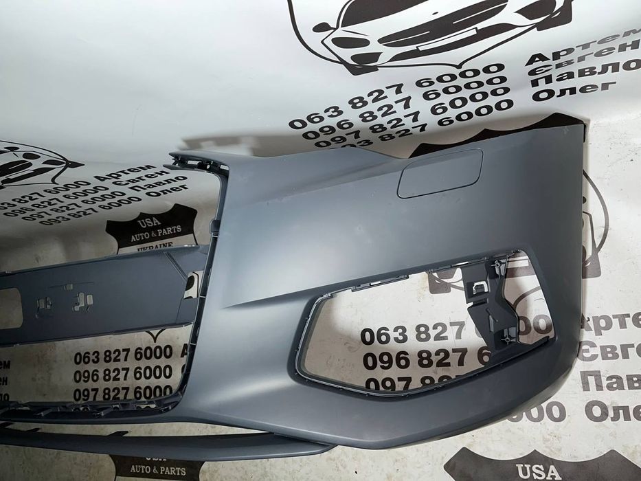 AUDI A6 C8 Бампер передній (ліцензія) 2019-23