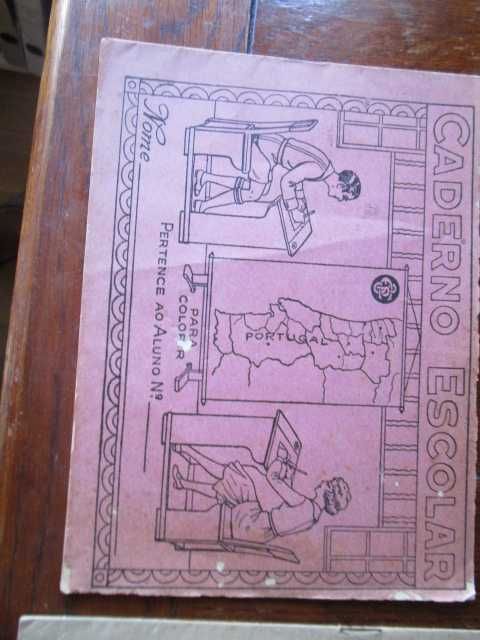 Cadernos escolares novos muito antigos Estado Novo