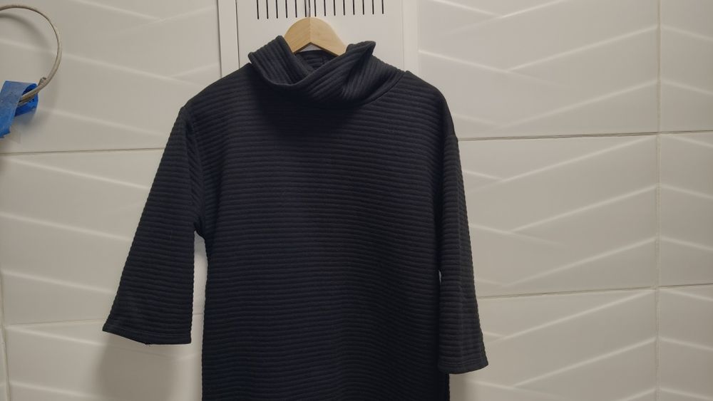 Bluza Zara r. M tunika prążek czarna