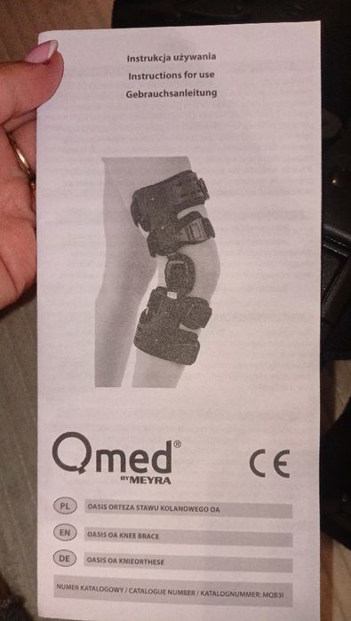 Orteza stawu kolanowego nowa rozmiar uniwersalny
