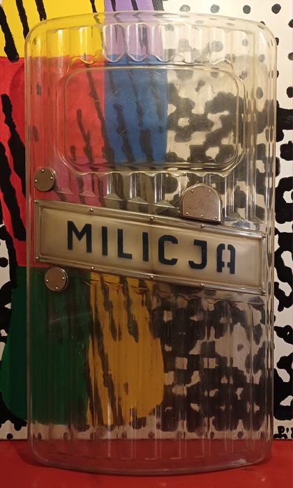 tarcza ochronna, plexiglas, Milicja Obywatelska, ZOMO, PRL