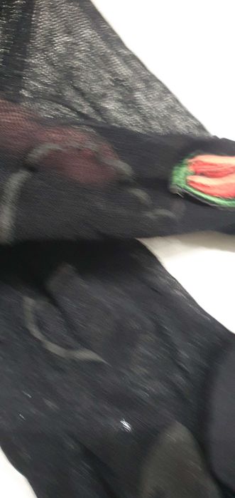 Czarne rajstopy biodrowki S