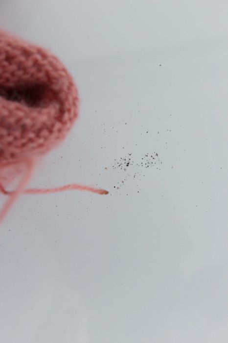 100%wool/moher hand made bez wad L