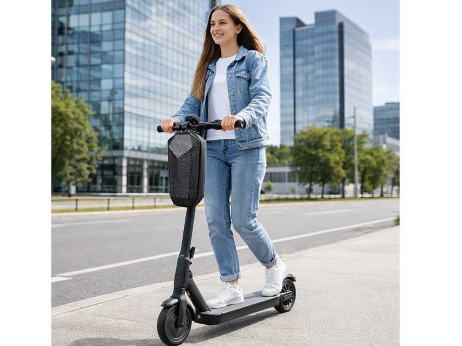 Torba na kierownicę rowerową hulajnogę usztywniona sakwa