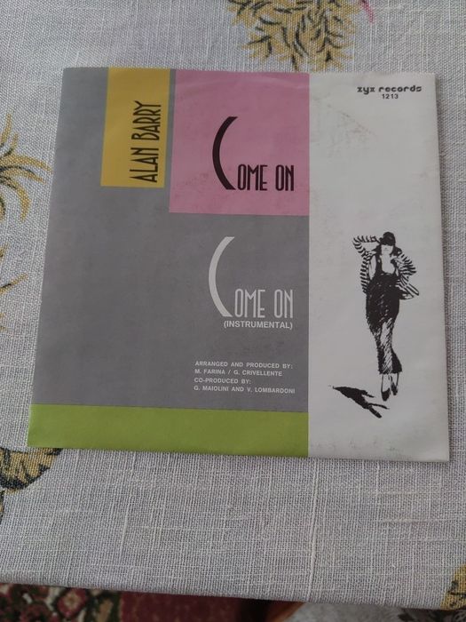 Alan Barry - Come On, 7"singiel winylowy Italo disco