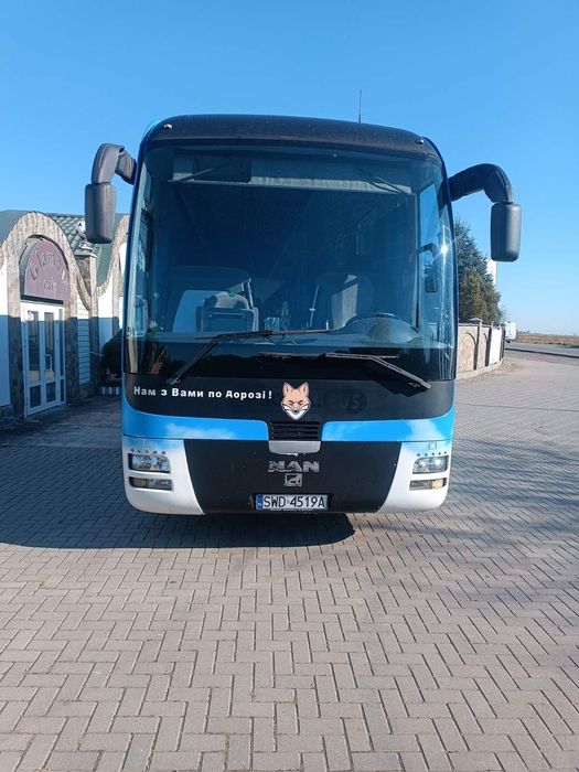 MAN R07  MAN R07 autobus turystyczny | 2003 | 301 kW | 55 miejsc | Retarder | W