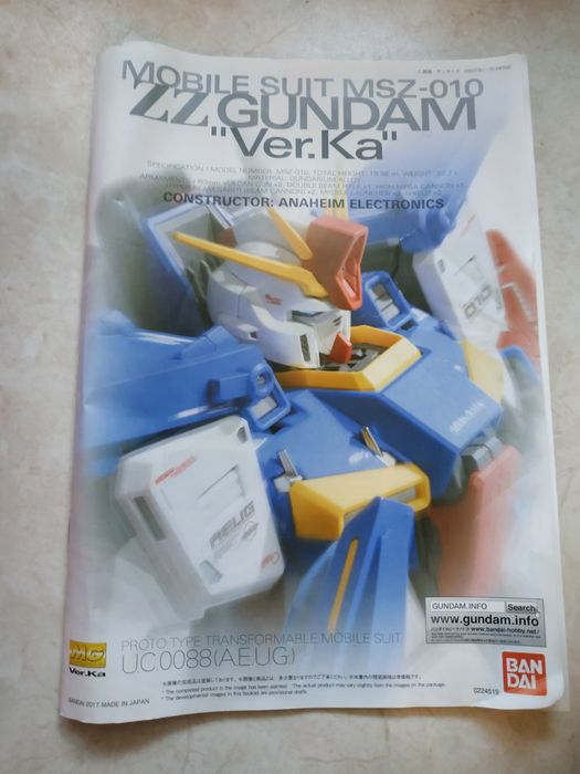 Mobile Suit MSZ 010 klocki