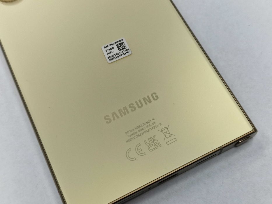 Samsung Galaxy S24 ULTRA/ 12GB/ 512GB/ Titanium Yellow/ Grade A + łado