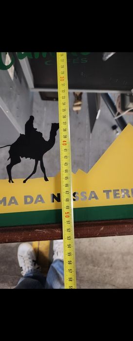 Quadro Espelhado Café Camelo miito antigo em excelente estado