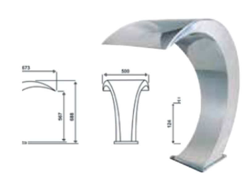 Cascata para piscina Bali (polida)