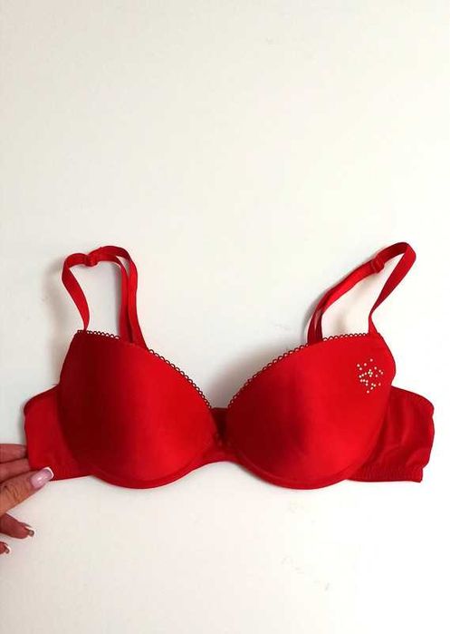 70B Sassa czerwony biustonosz stanik bielizna Walentynki