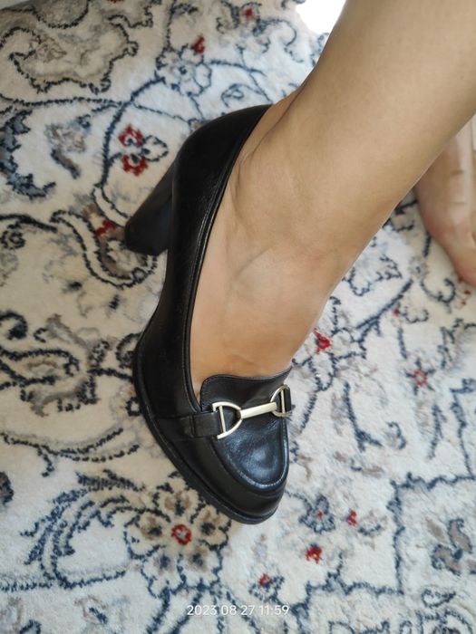 Туфлі Clarks 40 розмір чорні
