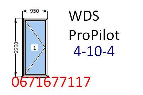 Окно пластиковое 950x2250 (металлопластиковое) за 3-4 дня!