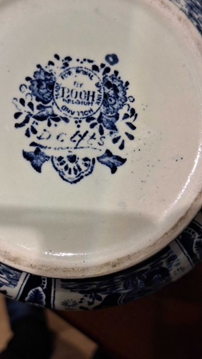 Duży wazon ceramiczny Delft – klasyczny, vintage, piękny wzór
