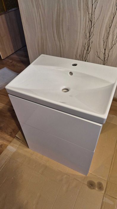 Szafka Wisząca z Umywalką 60 cm - NOWA, Cersanit City