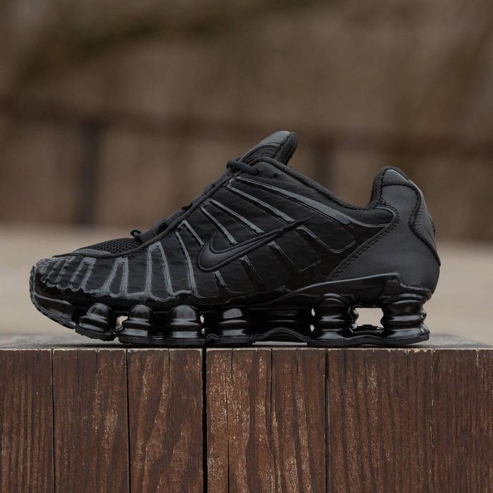 Кроссовки Nike Shox TL Triple Black Найк Шокс М-663