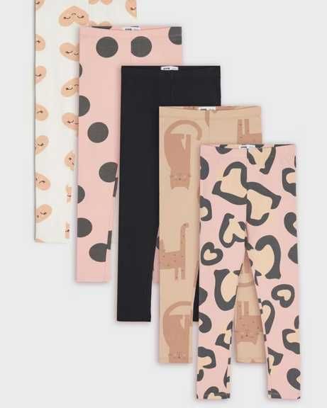 Legginsy 5 pack roz 110