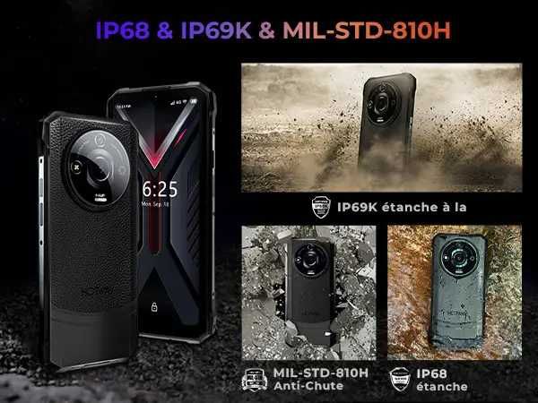 Смартфон Hotwav T7 Pro Orange 6/256Gb NFC 6280mAh Octa Core Защищенный