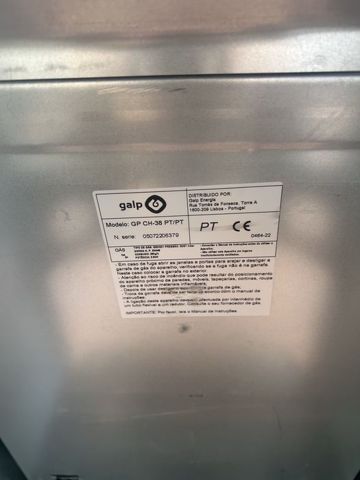 Aquecedor a gas galp