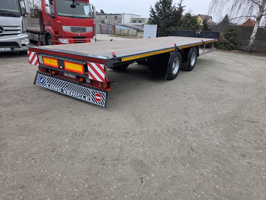 Przyczepa tandem niskopodwozie SAMRO