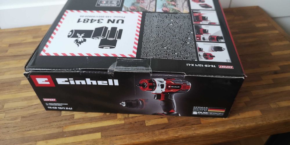 Einhell wiertarko-wkrętarka akumulatorowa TE-CD 12/1 X-Li