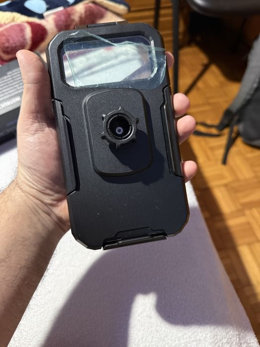 Suporte Telemóvel Impermeável para Mota/Bicicleta – IP67 – Novo