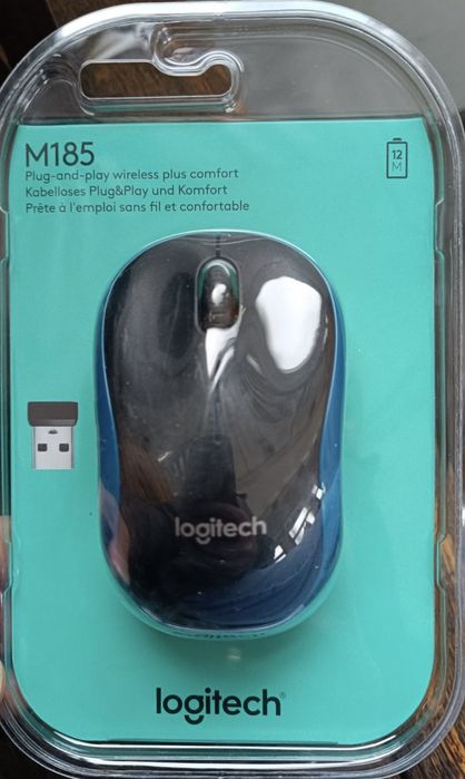 Продам беспроводную мышку Logitech М185 новая.