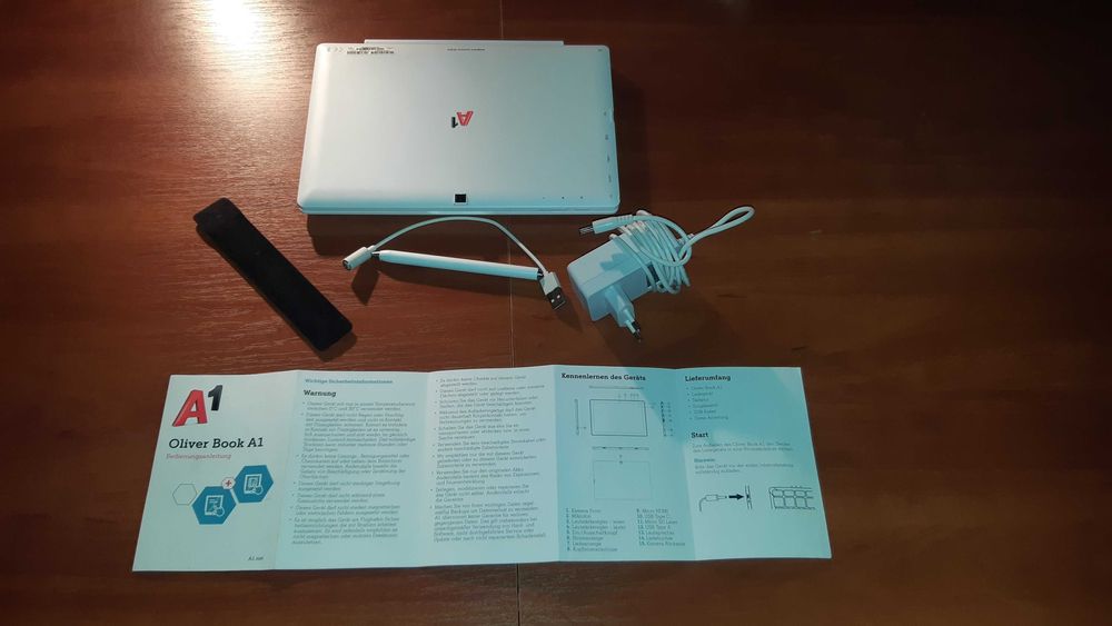 Laptop Oliver Book A1 - Dotykowy Ekran + Odczepiana Klawiatura StanBDB