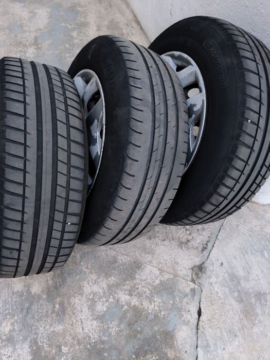4 Jantes ferro 15 5x114.3 com pneus