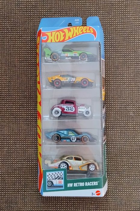 5 Pak Hot Wheels Retro Racers