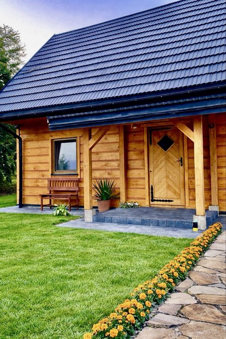 Domek sam na posesji  pod śliwką Baligród Bieszczady