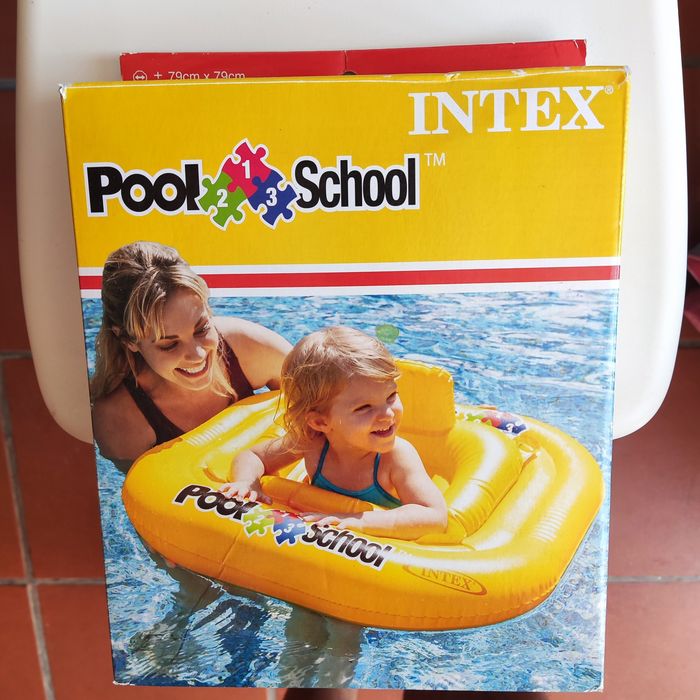 Boia Insuflável Intex Cadeia Quadrada para Bebé ou Criança 
revi w