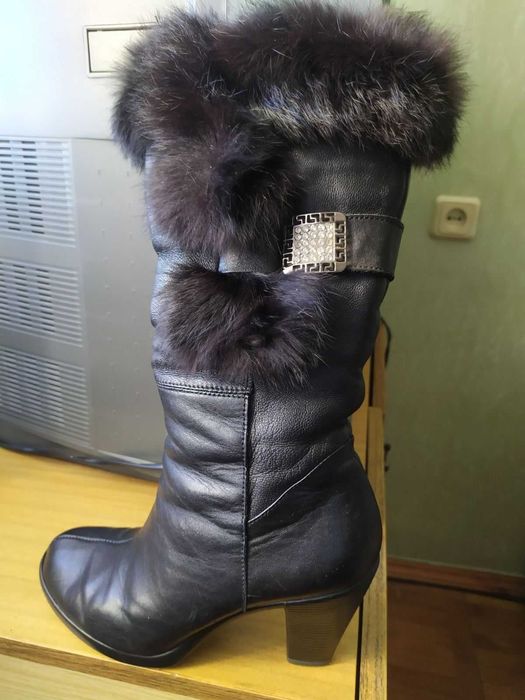Взуття жіноче зимове шкіряне