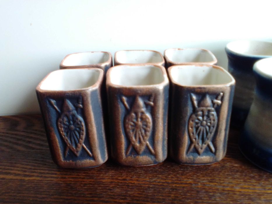 Стаканчики керамические (от наборов), 60-80 мл, 2х6 шт.