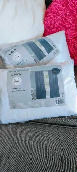 Zasłony biały welur 250