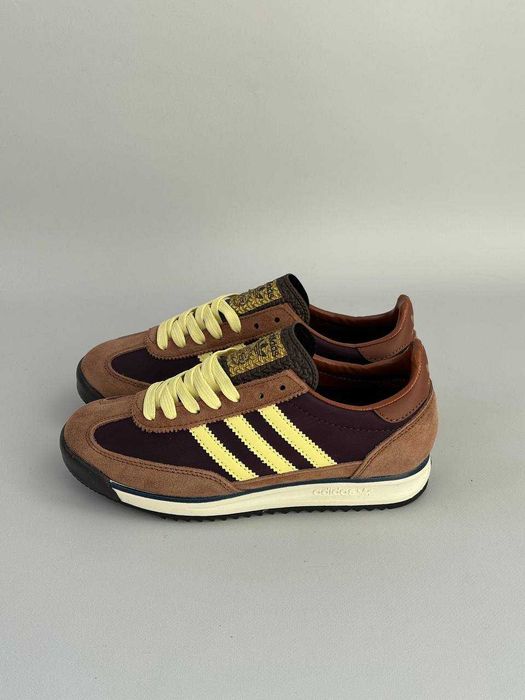 Кроссовки женские Adidas SL 72 OG Maroon Preloved Brown кросівки
