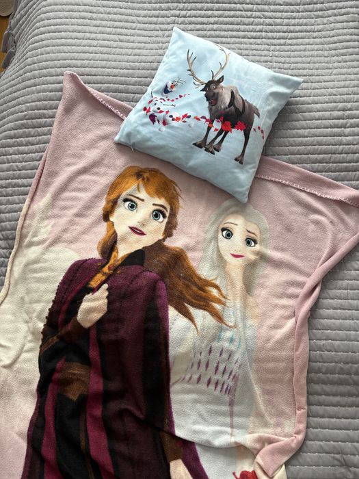Kocyk i poduszka Elsa Kraina Lodu