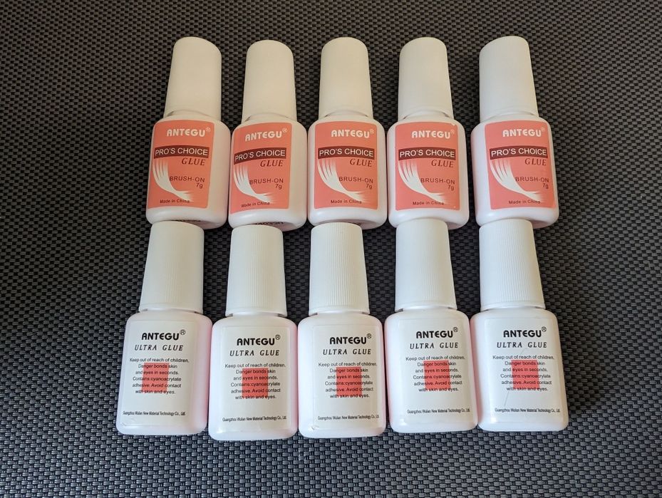 Nowy klej do tipsów sztucznych paznokci z pędzelkiem nail glue 7g mani