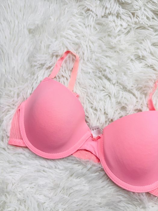 Biustonosz usztywniany 75B różowy