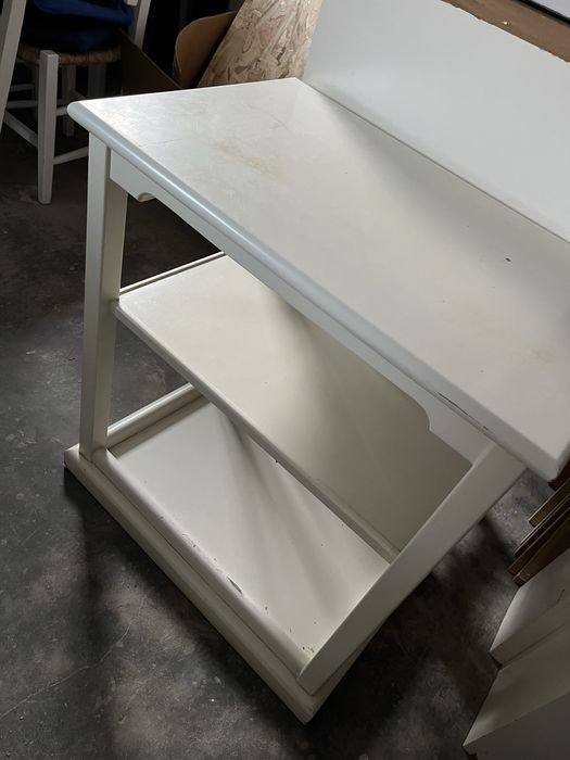 Móvel, estante, de madeira lacado