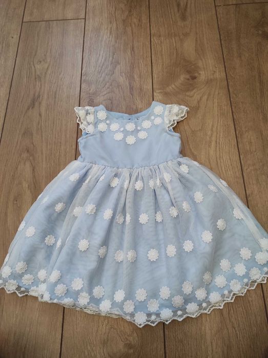 Błękitna sukienka Primark 80