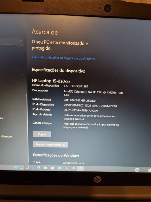 HP Laptop 15 polegadas