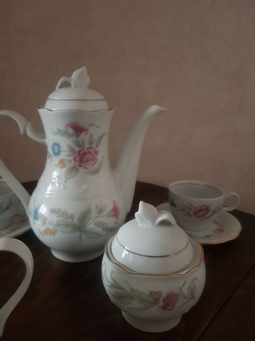 Кофейный фарфоровый сервиз .пр.GDR..