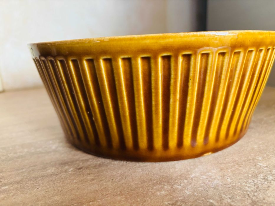Miska ceramiczna Mirostowice miodowa