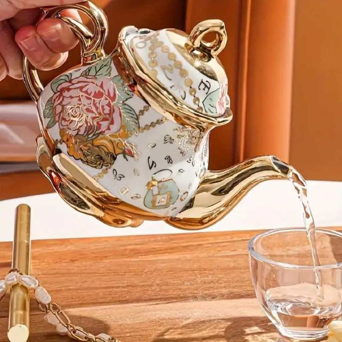 Conjunto para Café de Cerâmica com 19 Peças Novas