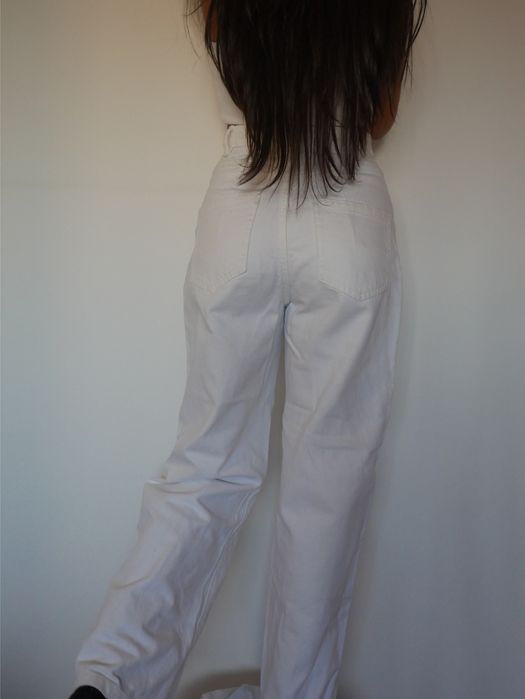 wide leg jeans, 34, bershka